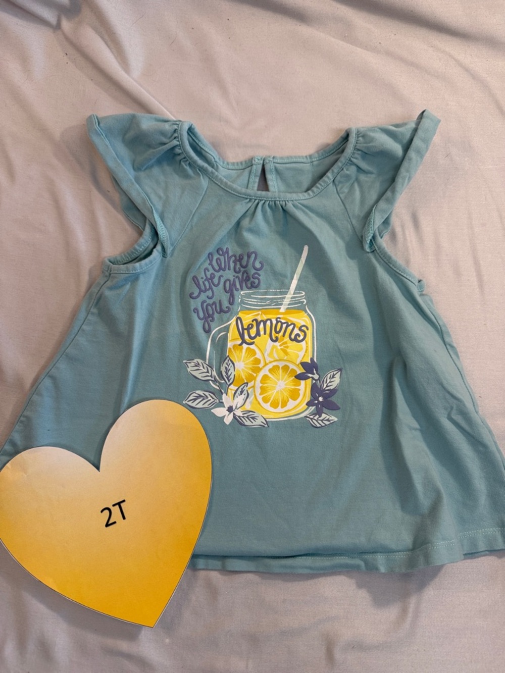 Isaac Mizrahi - Kids Green Shirt with Lemon Print